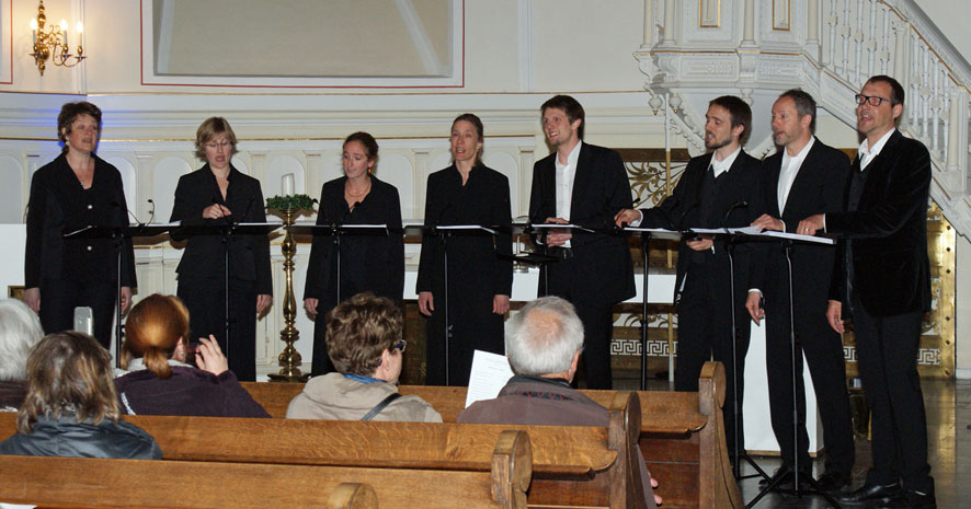 VOCAMINO mit "Himmlisch - Irdisch" am 4. Mai 2014 in der Finkenbergkirche